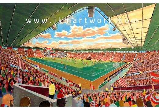 St Mary's Stadium Fine Art Print - Southampton FC St Mary's Stadium Fine Art Print - Southampton FC